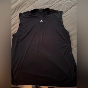 Adidas Men's Black Tank Top